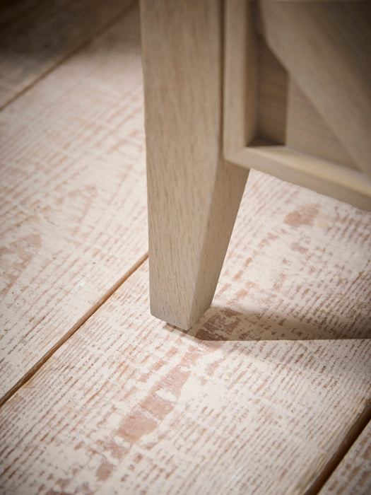 Oak Diamond Bedside Table