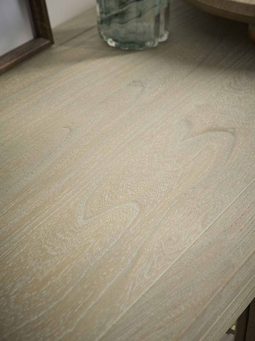 Curved Oak Display Sideboard