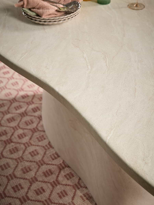 Cleo Concrete Oval Dining Table