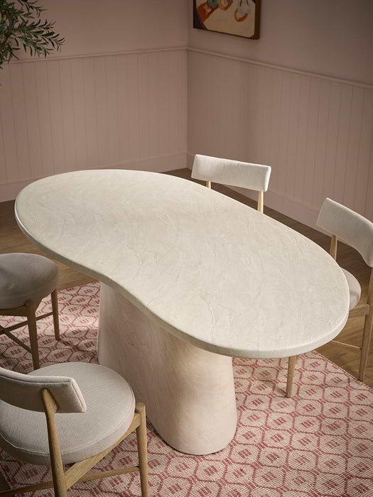 Cleo Concrete Oval Dining Table