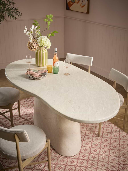 Cleo Concrete Oval Dining Table