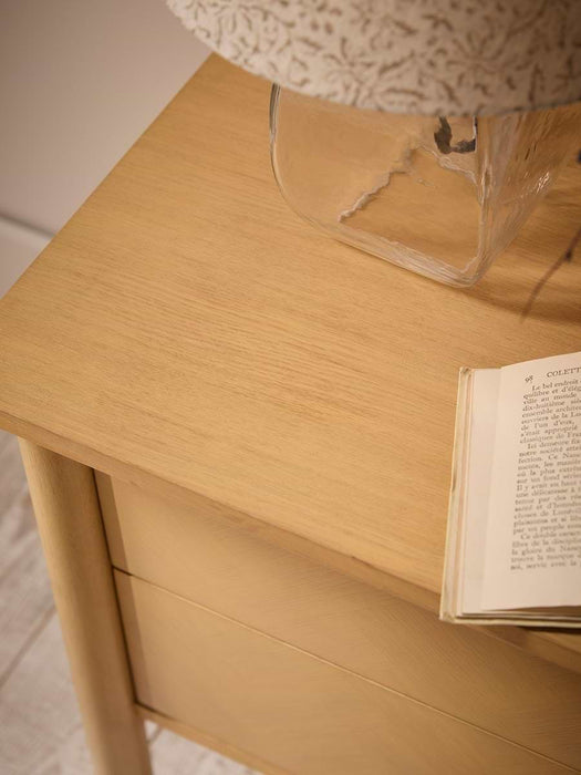 Alva Oak Beside Table