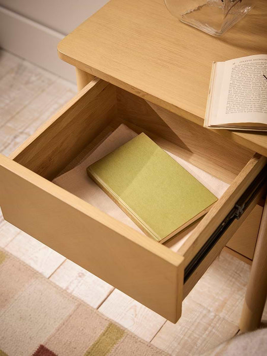 Alva Oak Beside Table