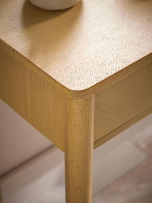 Alva Oak Storage Console Table