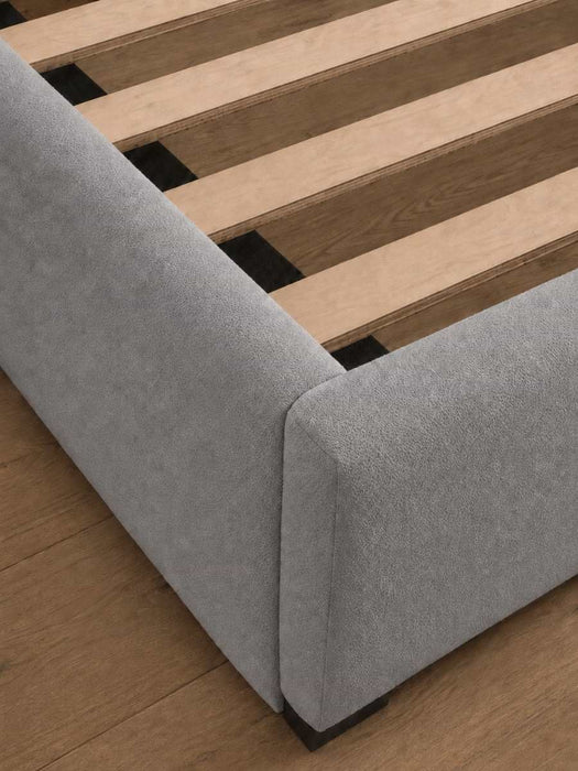 Slate Grey Nils Ottoman Storage Bed - Double