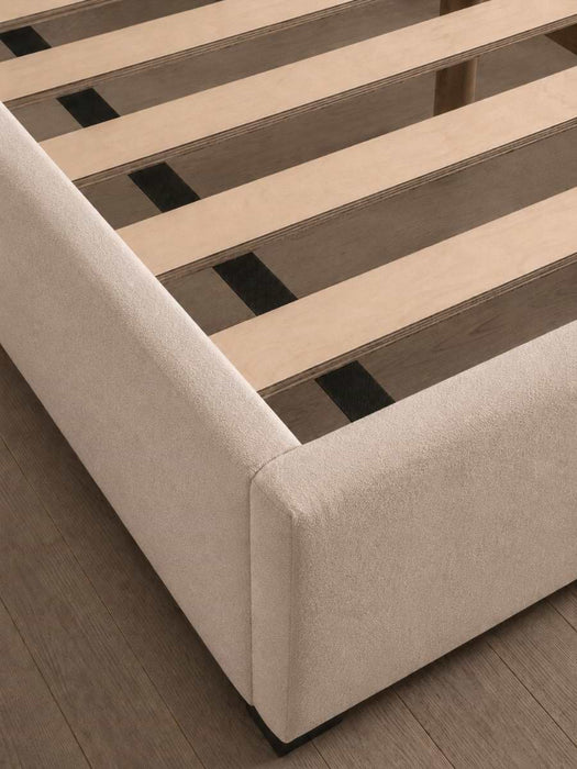 Natural Nils Ottoman Storage Bed - King