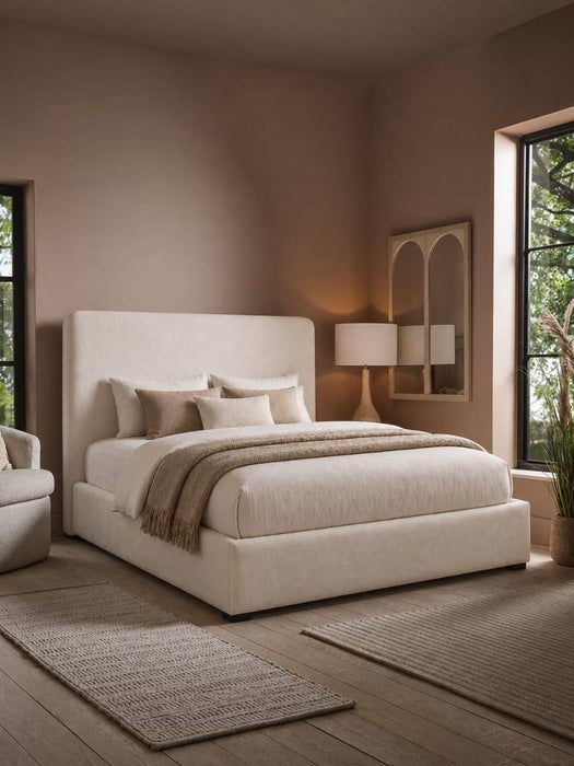 Natural Nils Ottoman Storage Bed - King