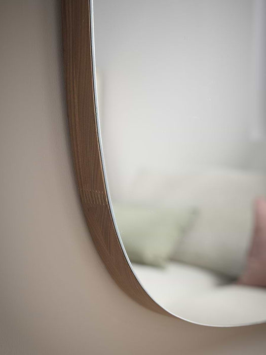 Black Walnut Framed Mirror