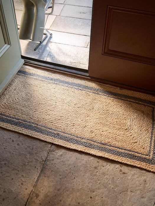 Braided Jute Border Doormat - Double