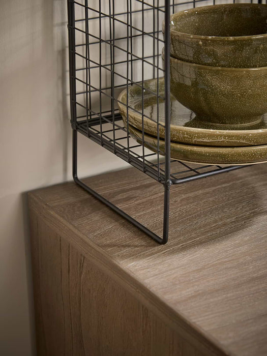 Small Wire Storage Rack - Black