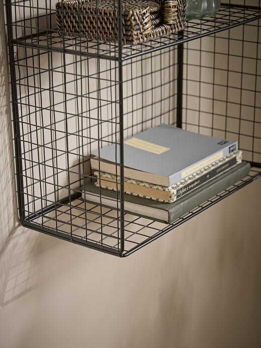Large Wire Shelf Unit - Black