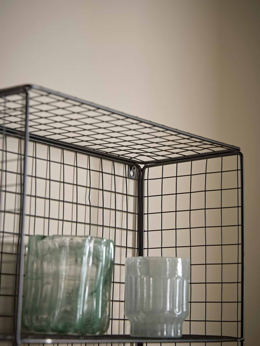 Large Wire Shelf Unit - Black