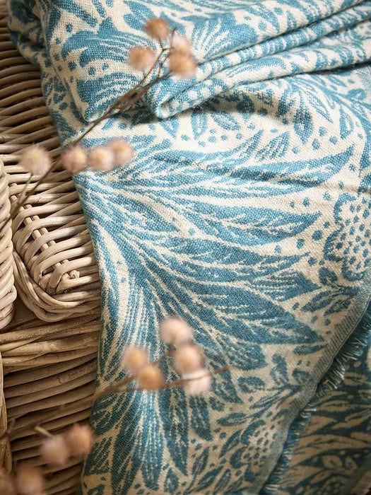 Cosmos Throw - Aegean Blue