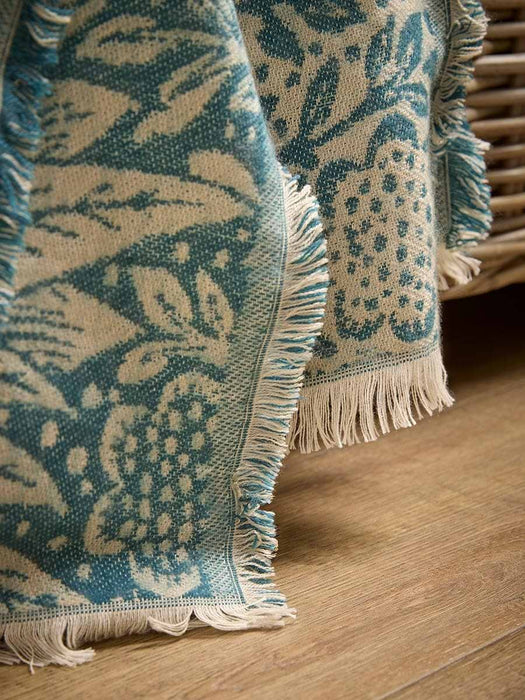 Cosmos Throw - Aegean Blue