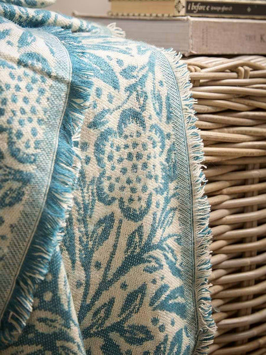 Cosmos Throw - Aegean Blue