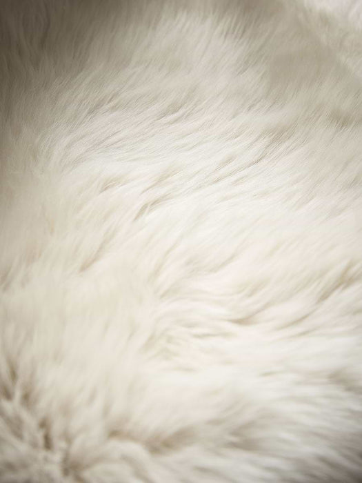 Sumptuous Sheepskin Square Seat Pad - Natural