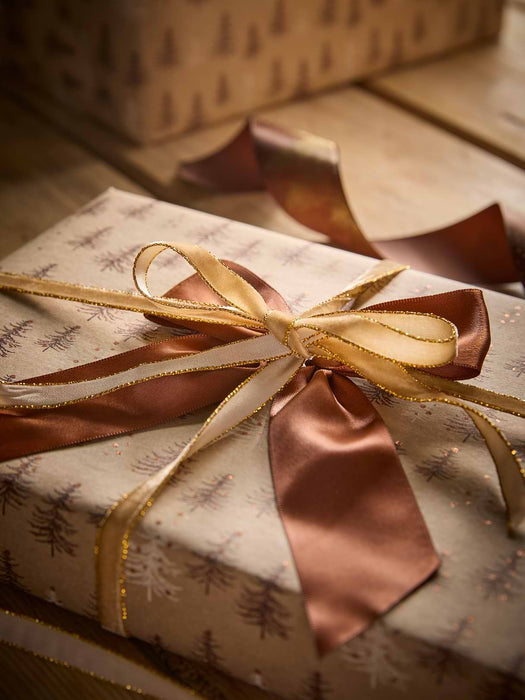 Glittered Forest Wrapping Paper - 5m