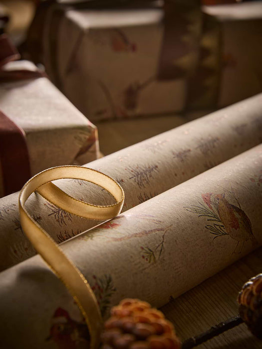 Glittered Forest Wrapping Paper - 5m