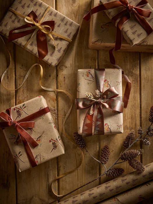 Glittered Forest Wrapping Paper - 5m