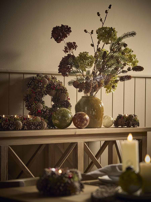 Antiqued Gold Acorn Faux Stem