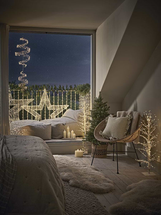 Indoor Outdoor LED Twinkling Tree - Small