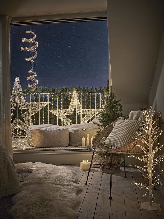 Indoor Outdoor Light Up 3D LED Star - Large