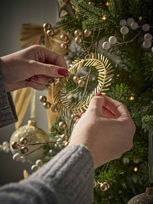 Three Hanging Brass Wreathes