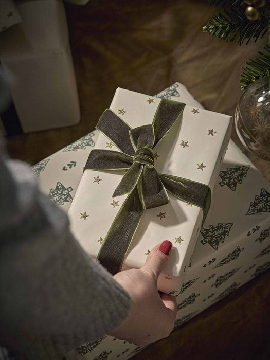 Glittered Stars Wrapping Paper - 5m
