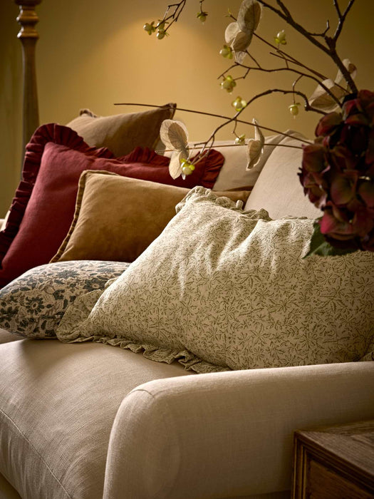 Isha Hand Block Printed Cushion Cover