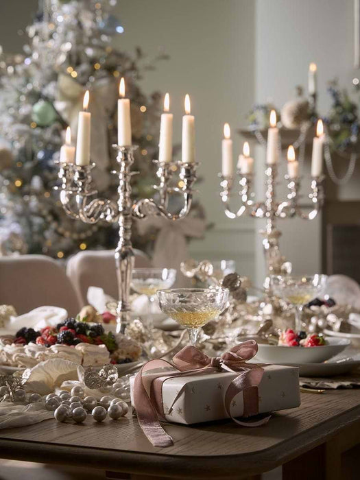Small Classic Candelabra - Silver