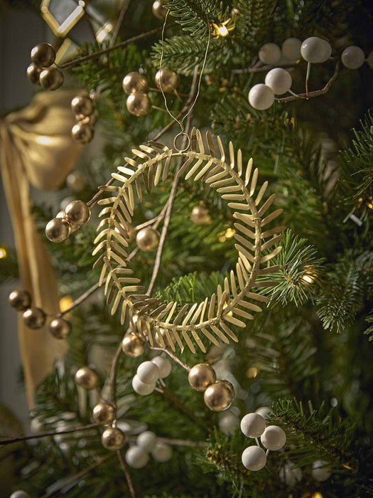 Three Hanging Brass Wreathes