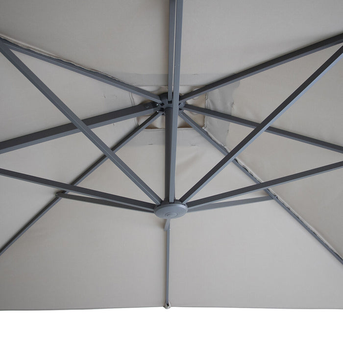 Helios 3mx3m Square Rotating Cantilever Parasol