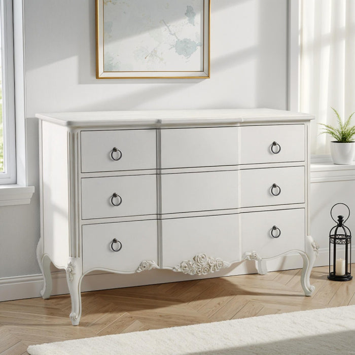 Beaulieu Carved French 3 Drawer Chest