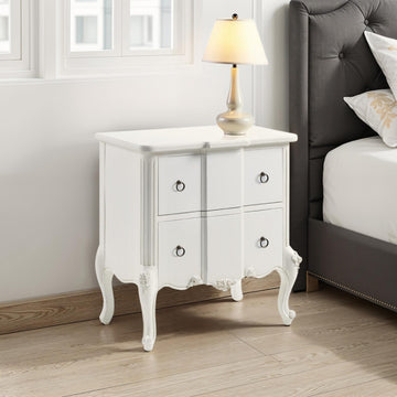 Beaulieu Carved French Style Nightstand