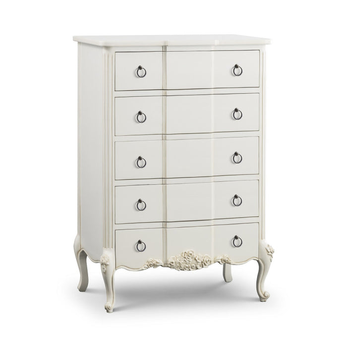 Beaulieu Carved French 5 Drawer Chest