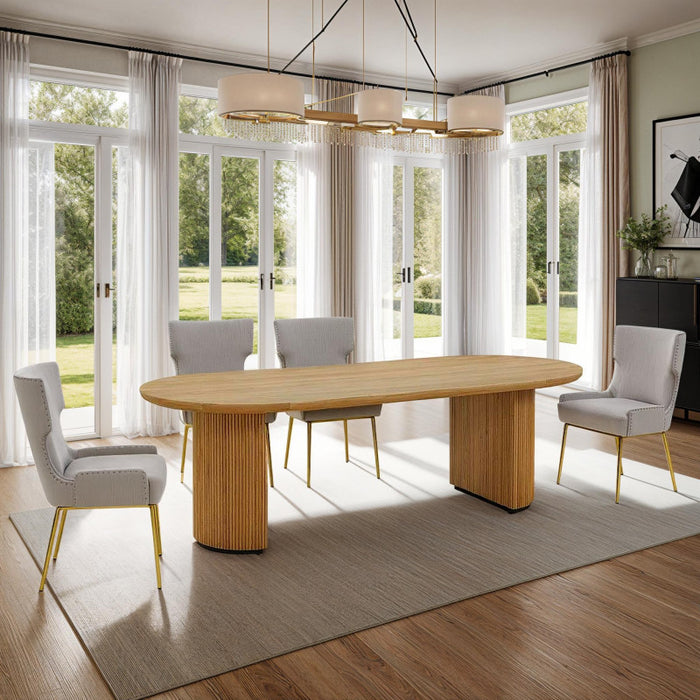 Belfort Dining Table - Natural Oak
