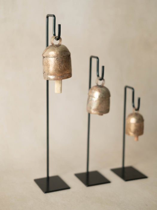 Cow Bells with Iron Stands