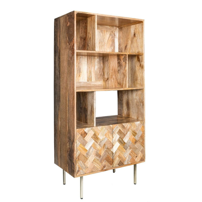 Block Light Mango 80cm Bookcase - In Stock