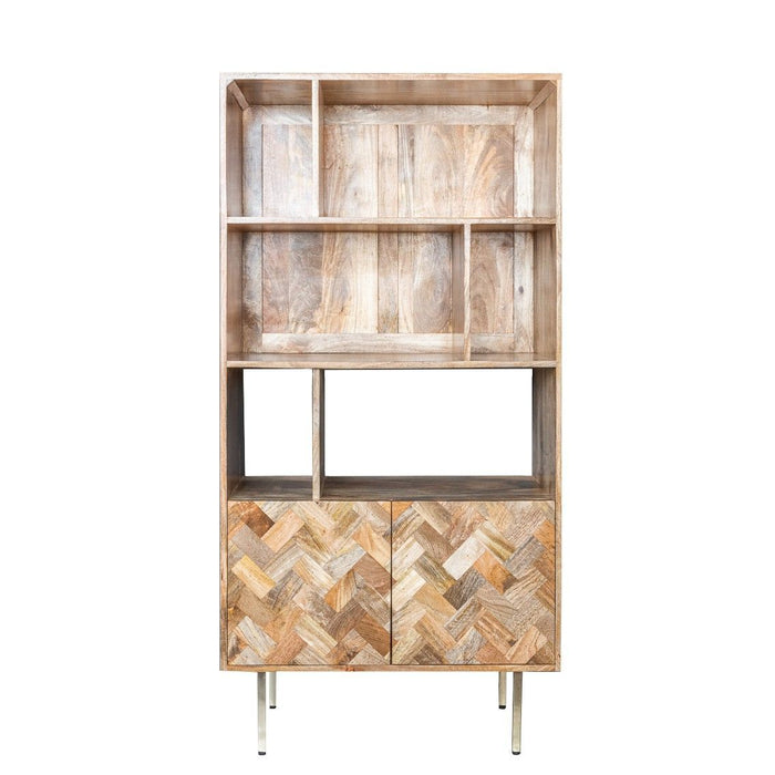 Block Light Mango 80cm Bookcase - In Stock