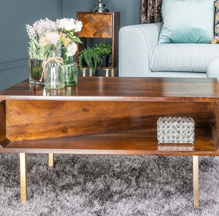 Block Mango 80cm Coffee Table - In Stock