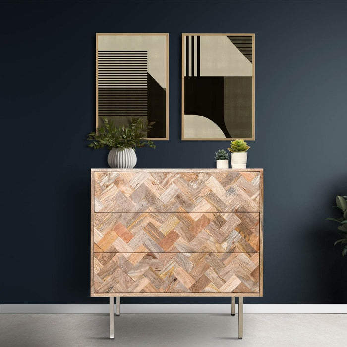 Block Light Mango 80cm Drawers - In Stock