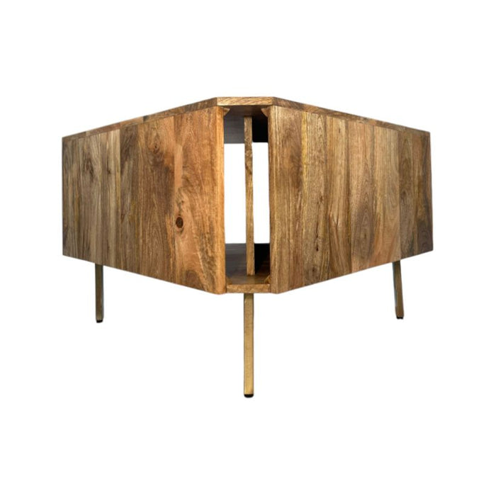 Block Light Mango 110cm Corner TV Unit - In Stock