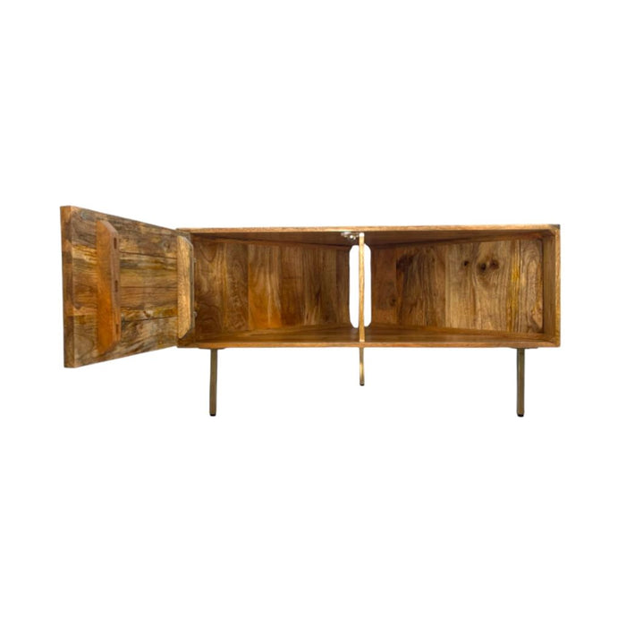 Block Light Mango 110cm Corner TV Unit - In Stock