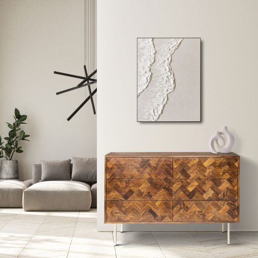 Acre & Artisan Block Mango Chest Of Drawers (120cm)