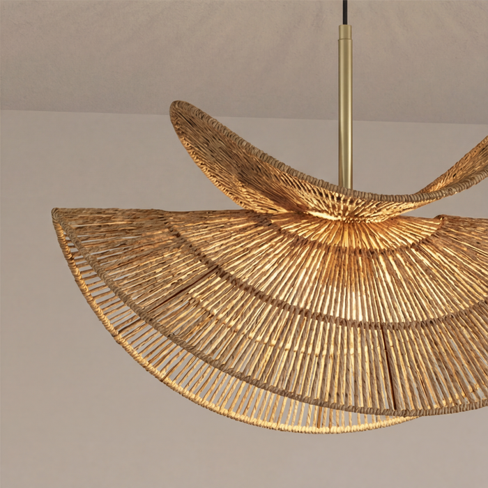 Javon Pendant Light Natural Rattan