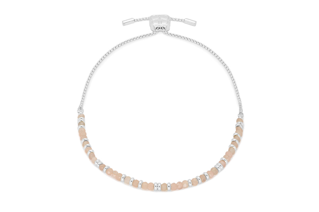 Mystical Sunstone Silver Bracelet