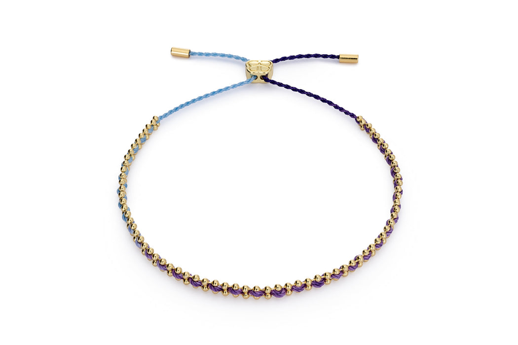 Braid Midnight Gold Woven Bracelet