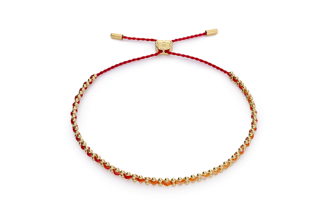 Braid Sunset Gold Woven Bracelet