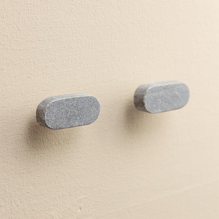 Veena Grey Stone Drawer Knobs