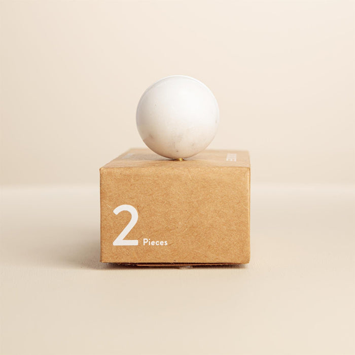 Saanvi White Stone Drawer Knobs